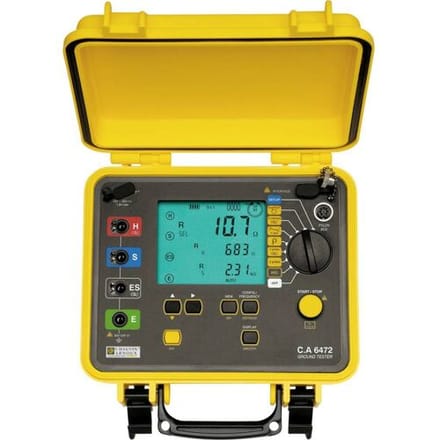Chauvin Arnoux C.A 6472 Aardingsmeter