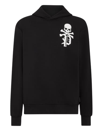 Sweatshirt Met Capuchon Gothic Plein