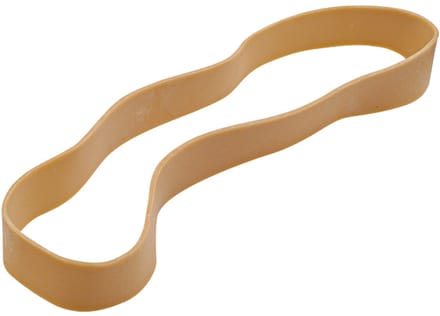 Wonday elastieken, naturel, B: 10 mm, Diam.: 90 mm, 100 g