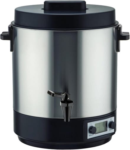 Elektrische Sterilisator 31L RVS met Digitale Timer en Tap