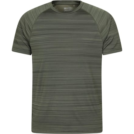 Mountain Warehouse Streep IsoCool T-shirt voor volwassenen (Groen)