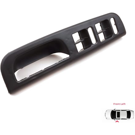 Panneau de porte conducteur BDP832 Noir 3B1867171E pour VW Passat B5 Bora Jetta Golf MK4