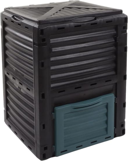 Compostbak Tuin - Afvalbak - Afval Verwerken - Ventilatiesysteem - 300 Liter - Groen