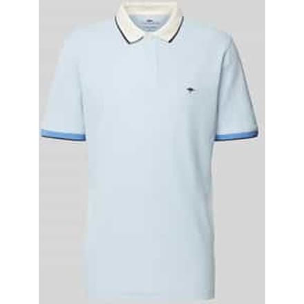 Regular fit poloshirt met contrastgarnering