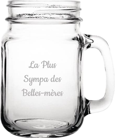 Drinkglas gegraveerd - 45cl - La Plus Sympa des Belles-mères