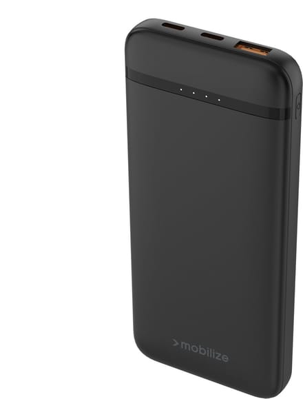 Mobilize Triple USB / USB-C Powerbank 10.000 mAh Power Delivery 20W - Zwart