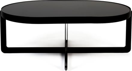 Zuiver Centre Salontafel Ovaal 102x68 cm Zwart