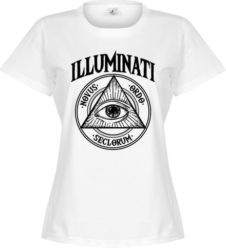 Illuminati Dames T-Shirt - Wit - XL