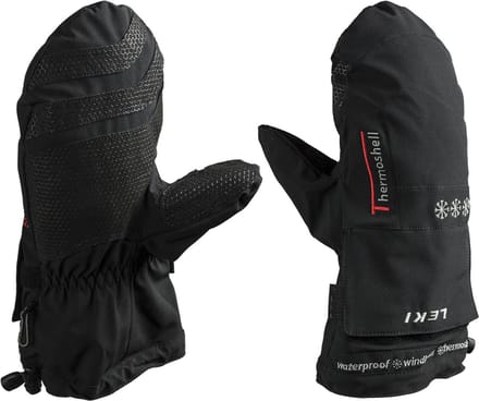 Leki Thermoshell Skihandschoenmouwen Zwart - 30