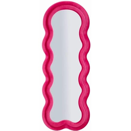 Spiegel Miki Wall Mirror Velvet Fuchsia 60×4×160 cm