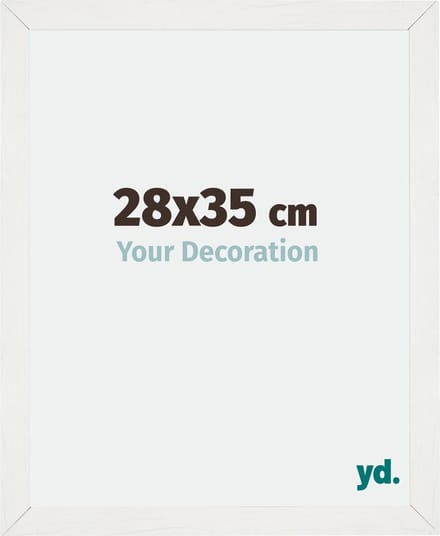 Your Decoration - Fotolijst 28x35 cm - MDF - Wit Geveegd - Mura