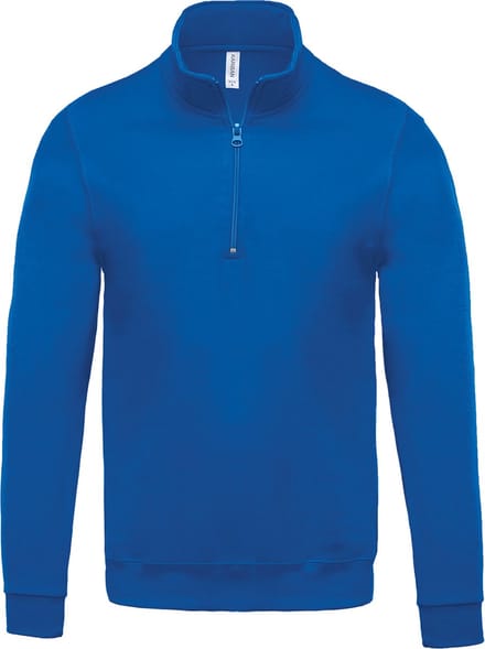 Kariban Sweater met ritskraag K478 - Light Royal Blue - M