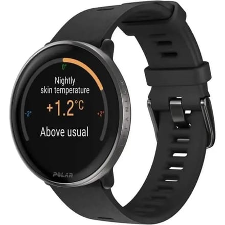 Polar Ignite 3 Titanium - Fitness Smartwatch & GPS Activity Tracker - Siliconen Zwart - S-L