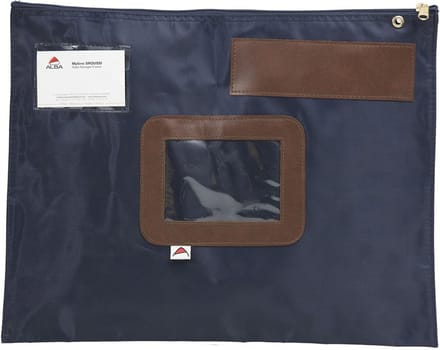 Blauwe schoudertas van polyester