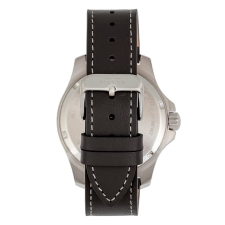 Elevon Aviator horloge met leren band en datum