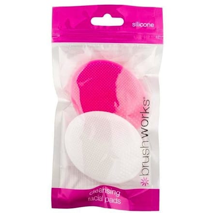 brushworks Silicone Facial Cleansing Pads 2 st