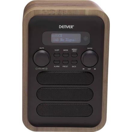 Denver DAB-48 Keukenradio VHF (FM), DAB+ Bluetooth Incl. afstandsbediening Grijs