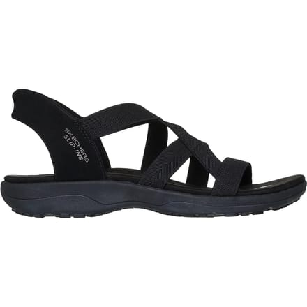 Skechers REGGAE SLIM - STRETCH FLEX Dames Sandalen - Zwart