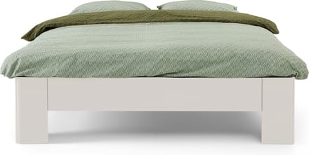 B Bright Fresh 500 Bed 90x220cm - Bedframe Wit - Eenpersoonsbedden - Instaphoogte: 50cm