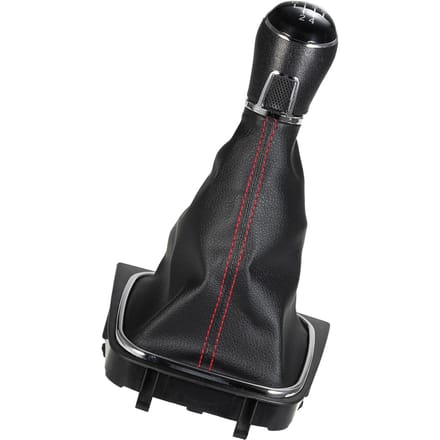 5-Traps Versnellingspook Schakelpookhoes Vervanging voor Golf 5 6 110mm Gatdiameter zwart