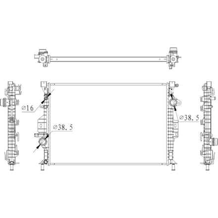 Radiator NRF 550006