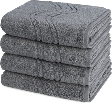 Ross Dames en Heren 4 X handdoek - per set Cashmere feeling