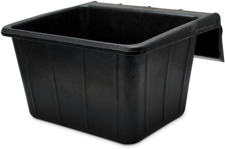 VOEDERBAK RUBBER RECHTHOEKIG 25L