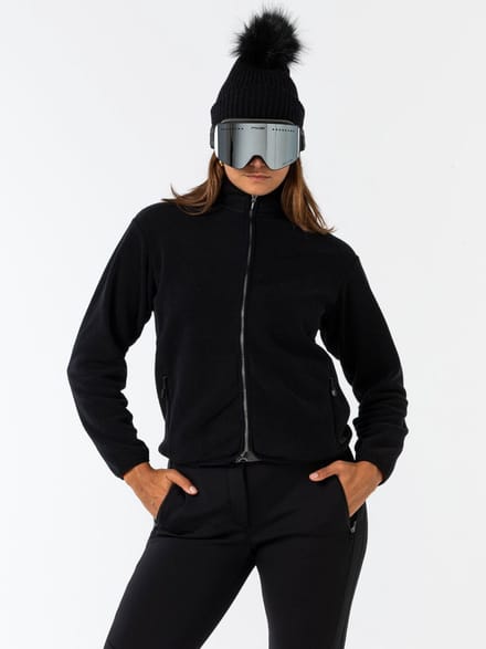 FALCON - oxitane full zip vest - Skivest dames - Zwart