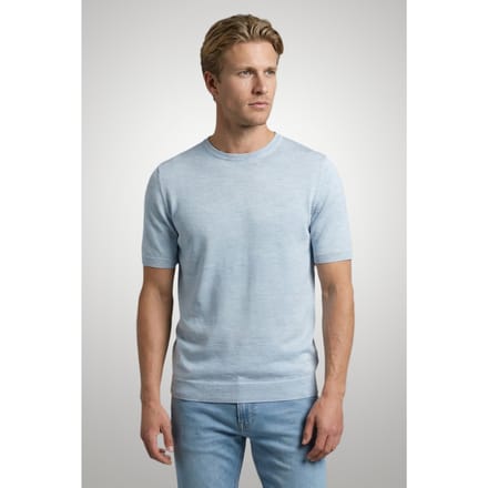McGregor Extra Fine Merino T-shirt Light Blue Größe: 3XL | Basic T-Shirts Outlet | Herren | Blau