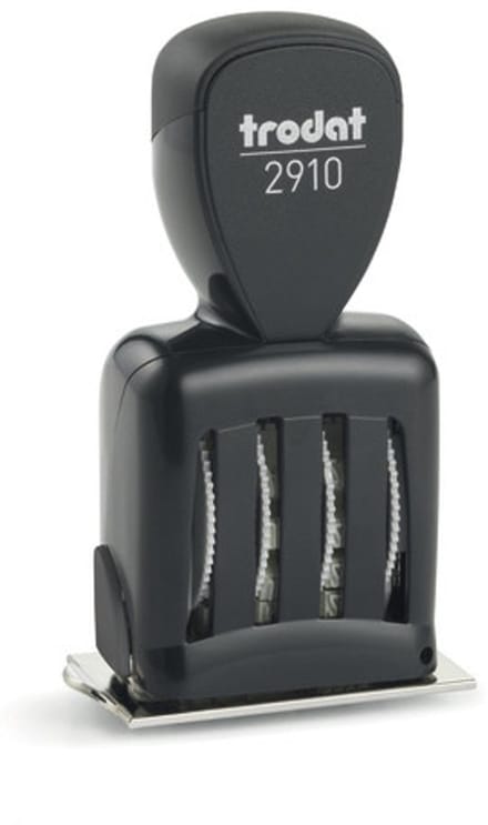 Trodat 73042 bedrijfsstempel Traditioneel Datumstempel Metaal, Kunststof