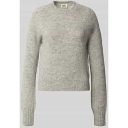 Gebreide pullover met ribboorden