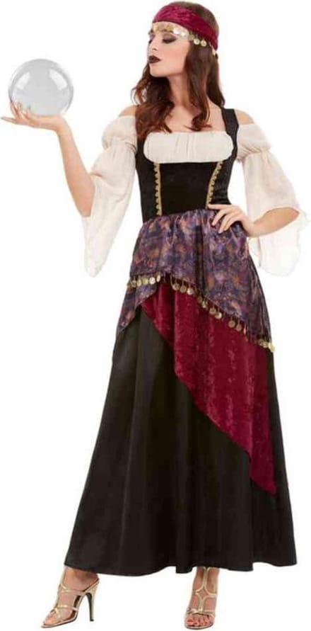 Smiffys Kostuum -M- Deluxe Fortune Teller Multicolours