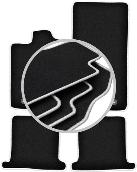 CARLUX-SILVER automatten voor: Jaguar XK coupé (2006-2014)