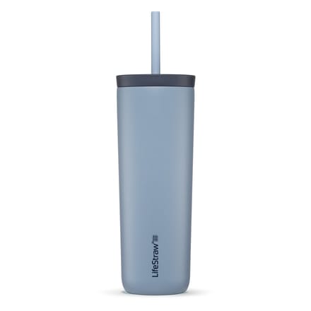LifeStraw waterfilterfles Go Tumbler 500 ml RVS geïsoleerd 500 ml - Licht Blauw