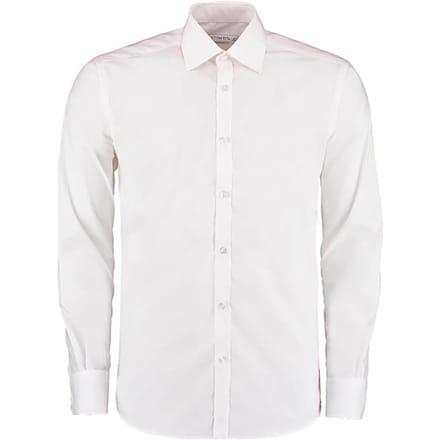 Shirt met lange mouwen Kustom Kit Slim Fit Business