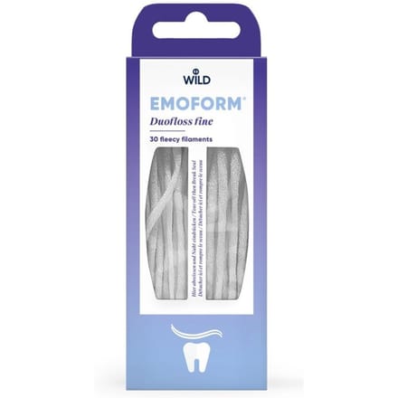Emoform Duofloss Fine for Thorough Cleaning of Braces, Implants, and Bridges