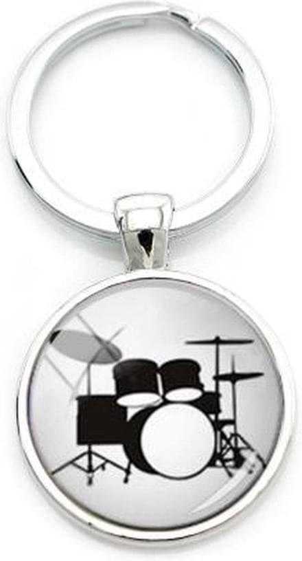 Akyol - Drum Sleutelhanger - Drum - Drummer - Leuke kado voor iemand die van drummen houd - 2,5 x 2,5 CM