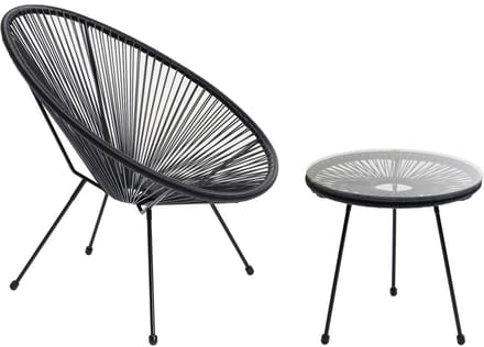 Tuinmeubilair Acapulco Mono zwart Kare Design