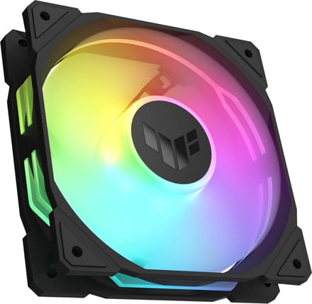 Asus ASUS Lüfter TUF GAMING TR120 FAN ARGB BL PC-ventilator Zwart (b x h x d) 120 x 120 x 28 mm Incl. LED-verlichting