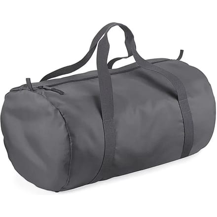 BagBase Packaway Barrel Bag BG150 - GRAPHITE GREY/GRAPHITE GREY - 50 x 30 x 26 cm