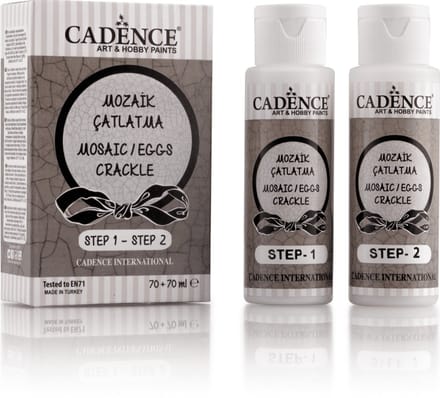 Cadence Mozaiek- of Eierschaal Crackle Vernis 70+70 ml