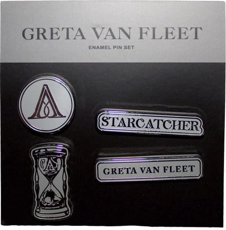 Greta Van Fleet - Starcatcher Pin - Set van 4 - Zilverkleurig