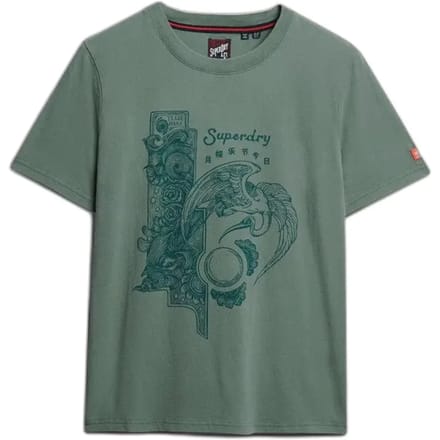 Casual T-shirt voor dames Superdry Tokyo Narrative