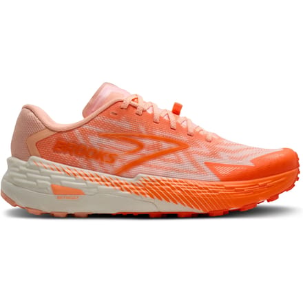 Brooks Catamount 4 - Trail hardloopschoenen - Koraal/Zalm - Maat 7