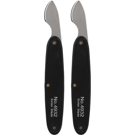 2 stuks Stalen Horloge Bezel Openmaker Achterdeksel Opener Reparatiegereedschap voor Horlogemaker gray