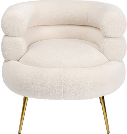 Fauteuil Livelli creme Kare Design