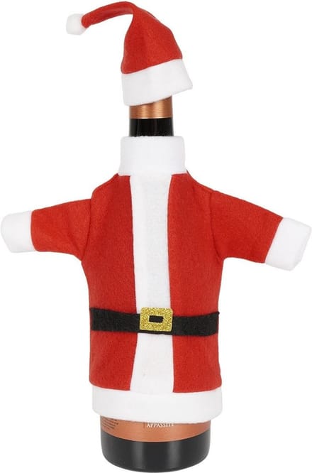 Kerstmis Wijnfles Cover Kerst Kerstman - Kerst - Wijnfleshoes