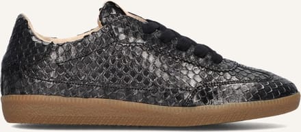 Fred De La Bretoniere Pearl Base Sneakers - Leer - Dames - Zwart - Maat 39