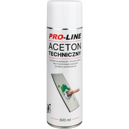 Technische aceton 100 in spuitbus PROLINE spray 500ml