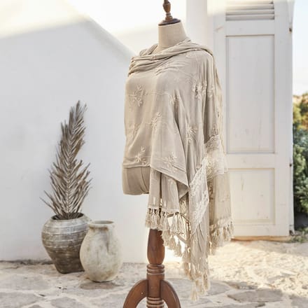 LOBERON Sjaal Eloise beige
